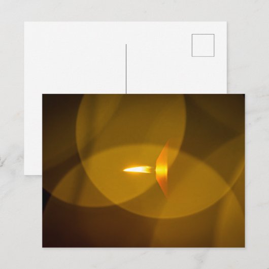 Eine brennende Kerze ポストカード (正面/裏面)