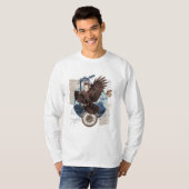 Eine schöne Collage mit Adler      Tシャツ (正面フル)