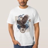 Eine schöne Collage mit Adler Tシャツ (正面)