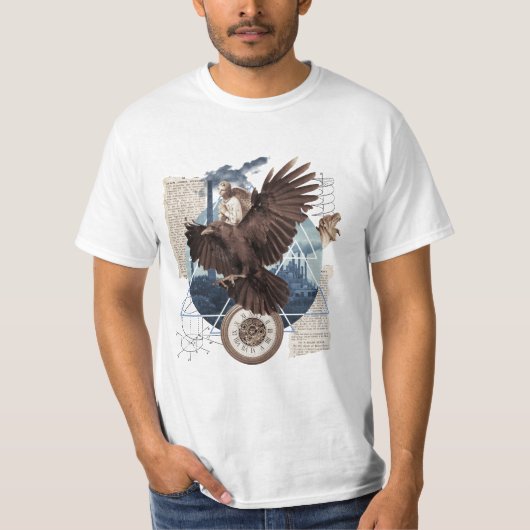 Eine schöne Collage mit Adler Tシャツ (正面)