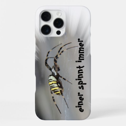 Einer spinnt immer iPhone Hüllen iPhoneケース (裏面)