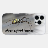 Einer spinnt immer iPhone Hüllen iPhoneケース (裏面横)