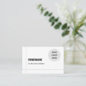 Einfache Visitenkarten Vorlage - Online Gestalten 名刺 (スタンド正面)