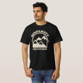 Einfachheit in den Bergen, Wander Tシャツ (正面フル)