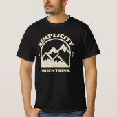 Einfachheit in den Bergen, Wander Tシャツ (正面)
