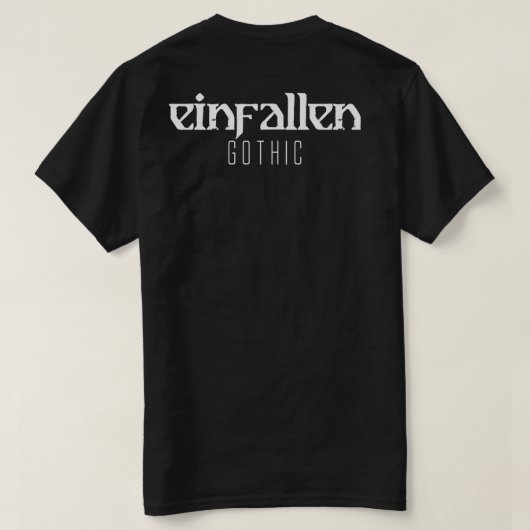Einfallen - Wicked v1 Tシャツ (デザイン裏面)