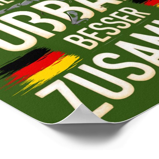 Einheritのウィーフスボール – ベッサー・ツザーメン! ポスター (角)