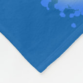 Einhorn rosa フリースブランケット (角)