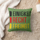 Einigkeit Rechtフレイ，ドイツ語モットー クッション (ブランケット)