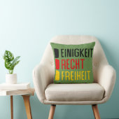 Einigkeit Rechtフレイ，ドイツ語モットー クッション (椅子)