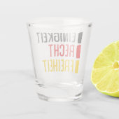 Einigkeit Rechtフレイ，ドイツ語モットー ショットグラス (裏面)