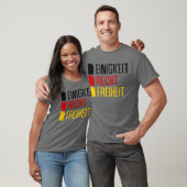 Einigkeit RechtフレイGermanyモットー Tシャツ (ユニセックス)