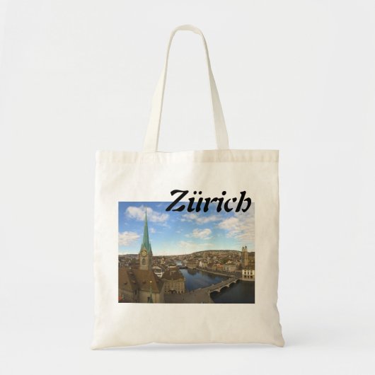 Einkaufen in Zürich トートバッグ (正面)