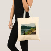 Einkaufstasche Edersee Ufer und Schlos Waldeck トートバッグ (正面(商品))
