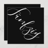 Einladung Geburtstag (inkl. Briefumschlag) 招待状 (正面/裏面)