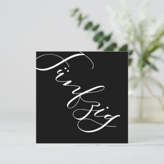 Einladung Geburtstag (inkl. Briefumschlag) 招待状 (スタンド正面)