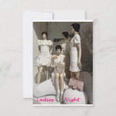 Einladung "Ladies Night" 招待状 (正面)