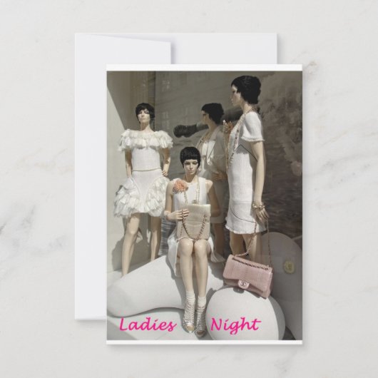 Einladung "Ladies Night" 招待状 (正面)