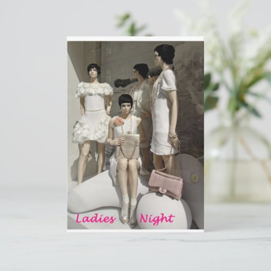 Einladung "Ladies Night" 招待状 (スタンド正面)