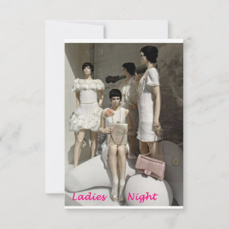 Einladung "Ladies Night" 招待状