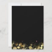 Einladung zum 30. Geburtstag "Goldene Schrift" 案内状 (裏面)