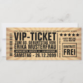 Einladung zum 60. Geburtstag (personalisierbar) 招待状 (正面)