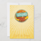 Einladung zum BBQ im 50er-Jahre-Style 招待状 (正面)