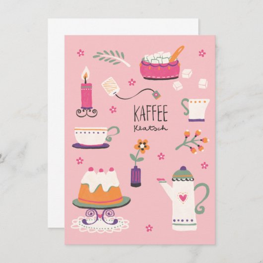 Einladung zum Kaffeklatsch (正面/裏面)