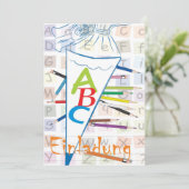 Einladung zum Schulanfang 招待状 (スタンド正面)