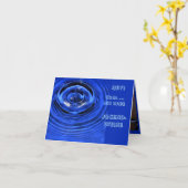 Einladung zur Feier einer Jugendweihe カード (黄色い花)