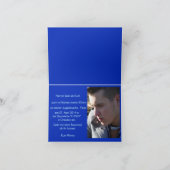 Einladung zur Feier einer Jugendweihe カード (内部)