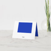 Einladung zur Feier einer Jugendweihe カード (裏面)