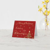 Einladung zur Firmenweihnachstfeier! カード (黄色い花)