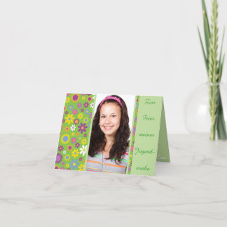 Einladung zur Jugendweihe カード