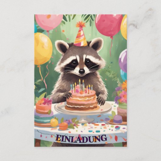 Einladungskarte エンクロージャーカード (正面)