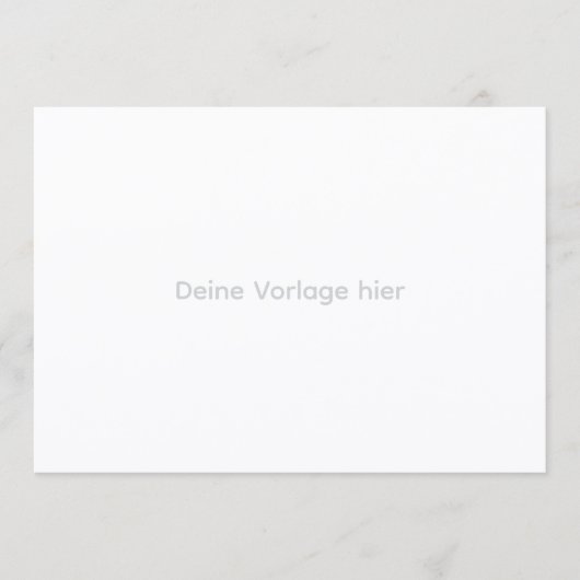 Einladungskarten selbst gestalten ノートカード (正面)