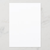 Einladungskarten selbst gestalten ノートカード (裏面)