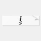 Einrad バンパーステッカー (正面)