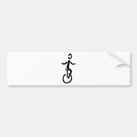 Einrad バンパーステッカー (正面)