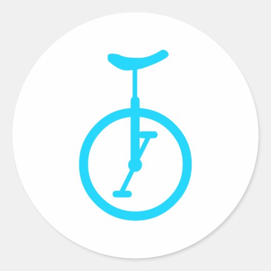 Einrad unicycle ラウンドシール (正面)