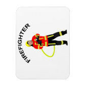 Einsatzkleidung MagnetのFeuerwehrmann マグネット (縦)