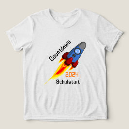 Einschulung - Countdown Schulstart 2026 - Rakete | トライブレンドTシャツ
