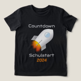 Einschulung - Countdown Schulstart - Rakete 1 | トライブレンドTシャツ