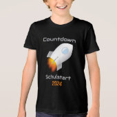 Einschulung - Countdown Schulstart - Rakete 1 | トライブレンドTシャツ (正面)