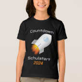 Einschulung - Countdown Schulstart - Rakete 1 | トライブレンドTシャツ (正面)
