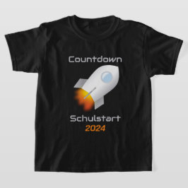 Einschulung - Countdown Schulstart - Rakete 1 | Tシャツ