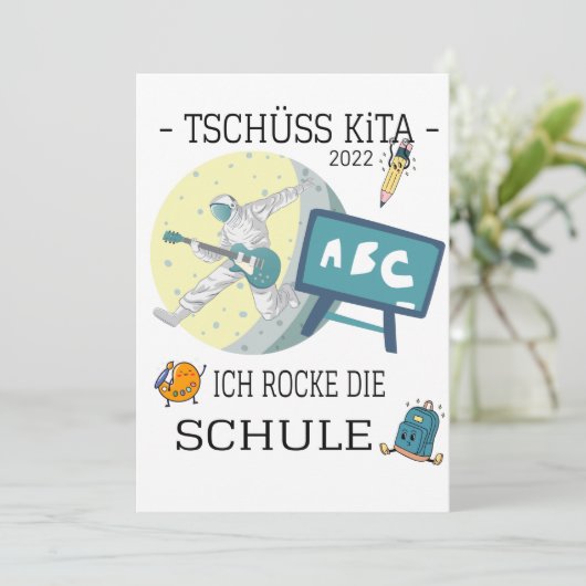 Einschulung Einladungskarten 招待状 (スタンド正面)