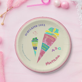 Einschulung Feier Schulkind Einschulungsfeier 2024 ペーパープレート