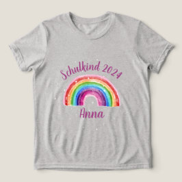 Einschulung Schulkind 2026 - Sternchen Regenbogen  トライブレンドＴシャツ