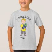 Einschulung Schulkind - Junge mit Schultüte 1 | Tシャツ (正面)